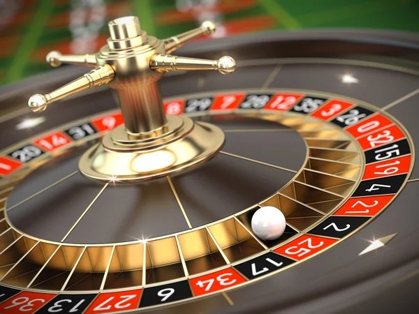Live roulette table on mobile screen Mobile phone displaying live roulette table
